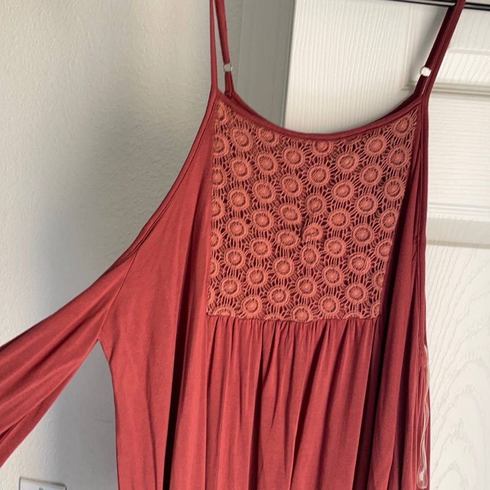 Comfy rust dress